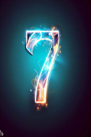 Shimmering Number 7 ✨