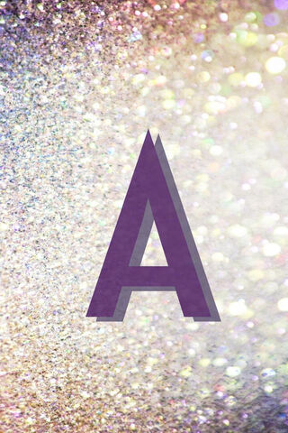 Sparkling Letter A ✨