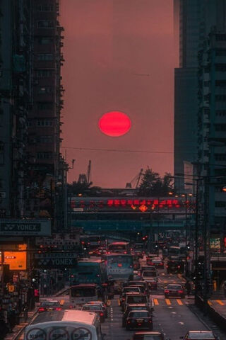 Sunset Over the City 🌇