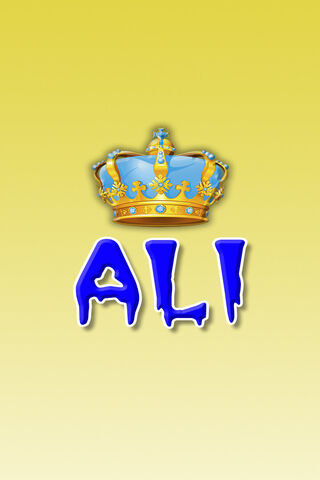 Crowned Ali: A Royal Touch