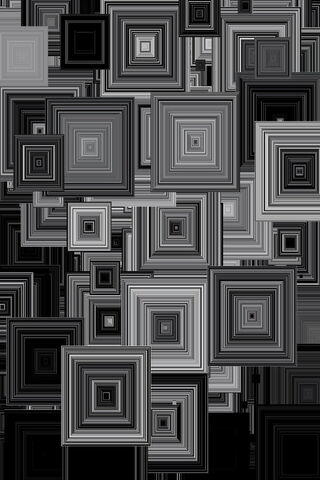 Monochrome Maze of Squa..