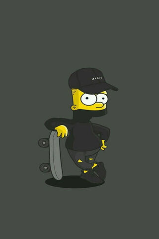 Cool Skateboarder Bart 🛹