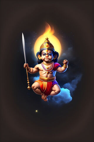 Divine Guardian: The Mighty Hanuman 🌟