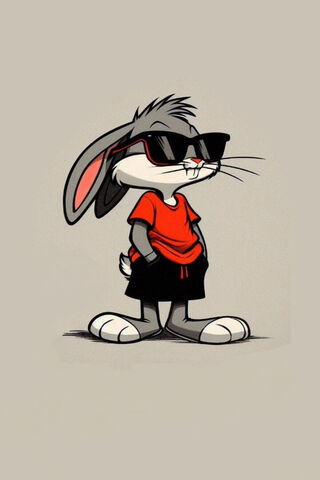 Cool Cartoon Rabbit