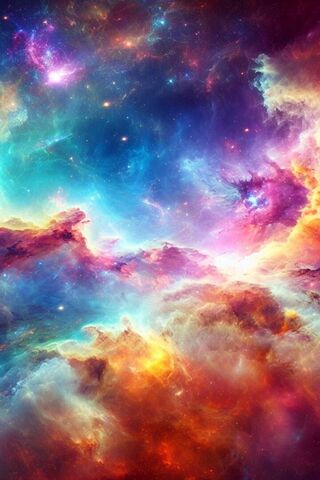 Blue Sky With Color