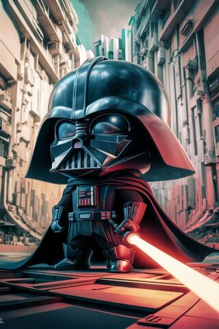 Mini Darth Vader in a F..
