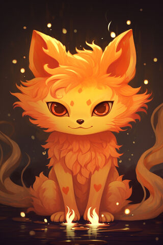 Enchanted Flame Cat 🔥🐾