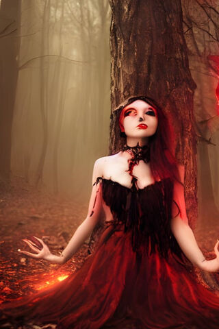 Enigmatic Forest Sorceress 🌲✨