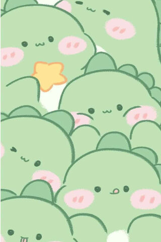 Adorable Green Dinosaurs 🦖💚