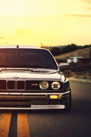 Classic BMW M3 at Sunse..
