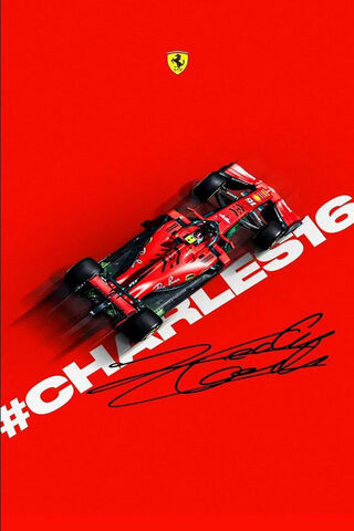 Speed and Style: Charles Leclerc's Ferrari 🏎️✨