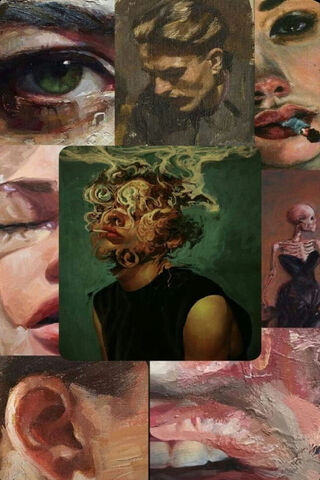 Artistic Collage of Hum..
