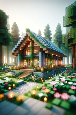 Enchanted Minecraft Cottage 🌲🏡✨