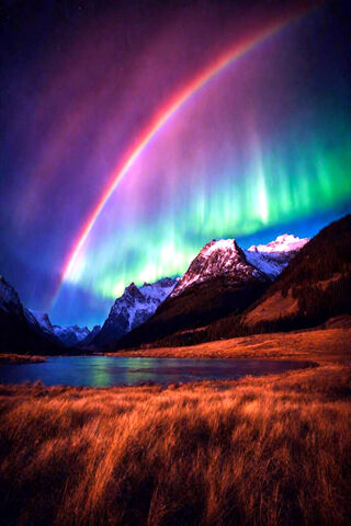 Magical Aurora Over Maj..
