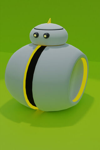 Cute Lime Light Robo?