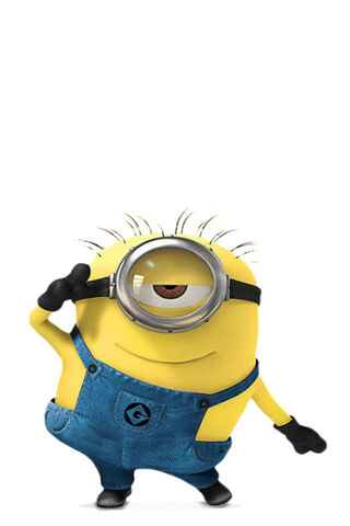 Cheerful Minion Salute! 🎉