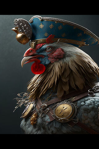 Captain Cluck: The Feathered Admiral 🐔⚓️