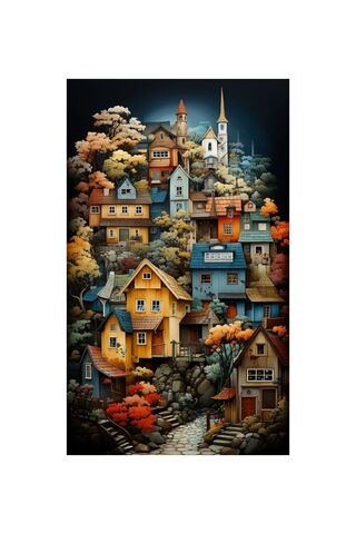 Enchanted Village in Autumn 🍂🏡