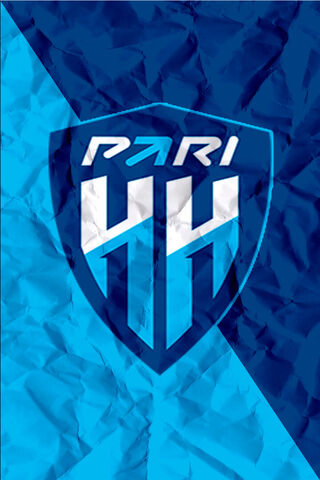 Bold Blue Emblem of Pari HH ⚽️💙