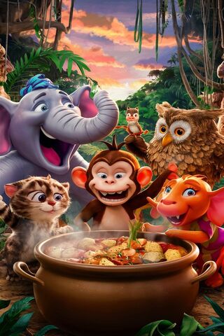 Jungle Friends Cooking Adventure 🍲🌿