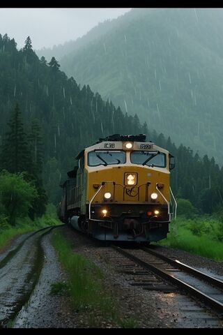 Rainy Day Train Adventure 🚂🌧️