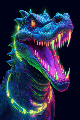 Glow Grin Gator