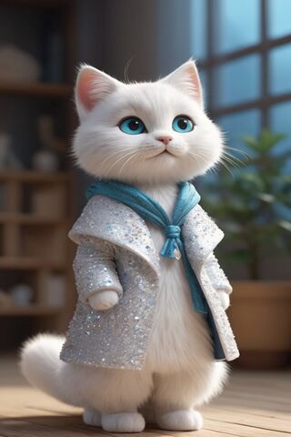 Stylish Feline Fashionista 🐾✨