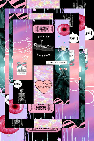 Vibrant Collage of Emojis and Quotes 🎨✨
