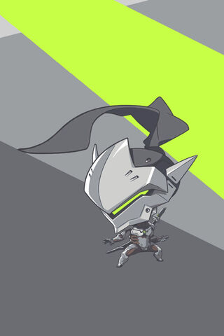 Genji's Dynamic Stance ⚔️✨