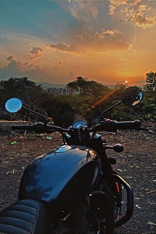 Sunset Ride 🌅🏍️