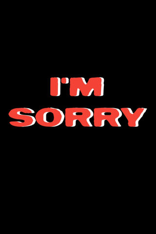 Apology in Bold 🖤