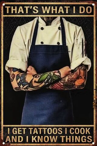 Chef with Ink: A Culinary Artist 🎨👨‍🍳
