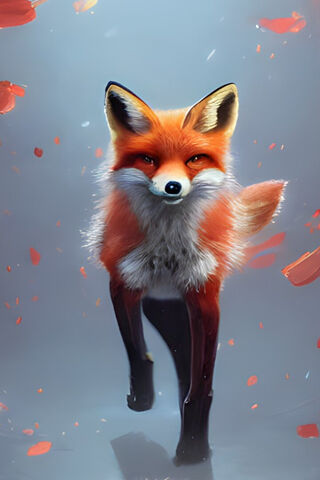 Enchanted Fox in Motion..