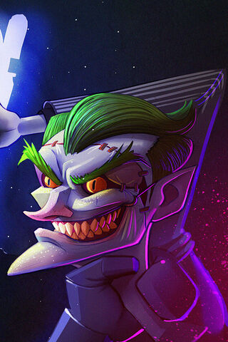 Cosmic Clown: The Joker Unleashed! 🎨✨