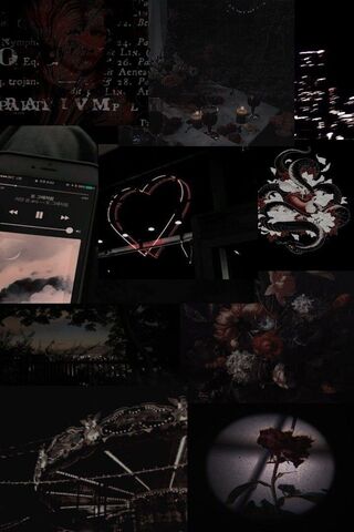 Dark Aesthetic Collage ..
