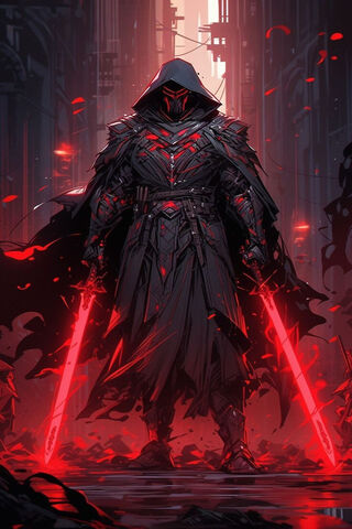 Dark Warrior of the Shadows ⚔️🌌