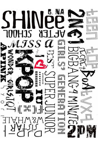 K-Pop Collage of Icons ..