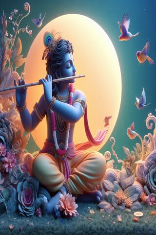 Divine Melody of Krishna 🎶🌙