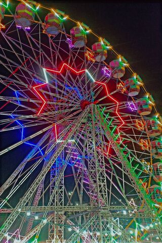 🎡 Colorful Night at th..