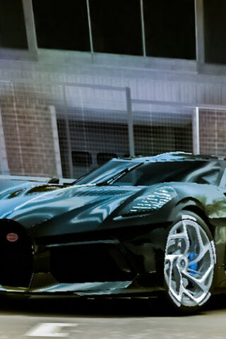 Sleek Power: The Bugatt..