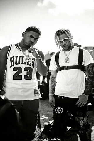 Stylish Duo in Black and White 🖤✨