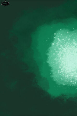 Emerald Glow: A Dance of Light