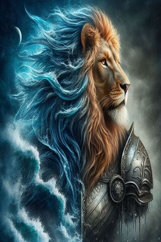 Majestic Guardian of the Sea 🦁🌊
