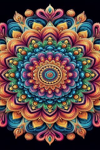 Vibrant Mandala Magic 🌈✨