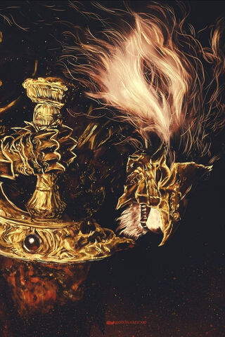 Majestic Flame of the Golden Lion 🦁🔥