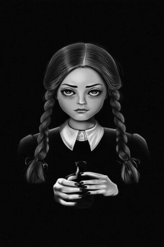 Mysterious Charm of Wednesday Addams 🖤