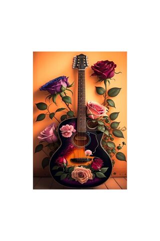 Floral Melody 🎸🌹