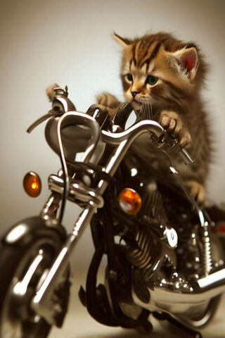Feline Rider 🐾🏍️