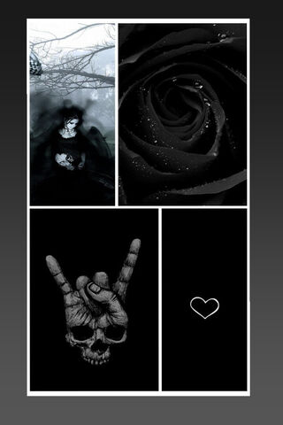 Dark Aesthetic Collage ..