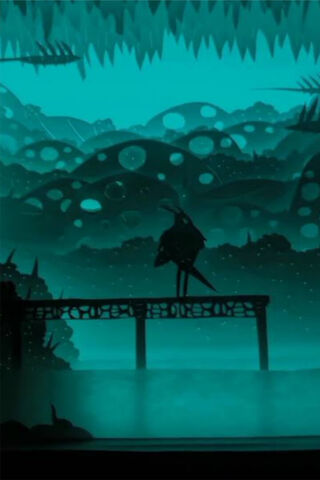 Mystical Waters 🌌🦩